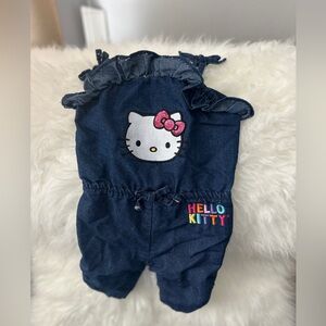 Hello Kitty Denim Romper 6-9m
